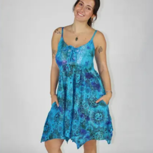 cosmic hues mini dress