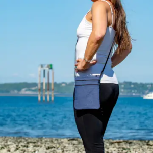 hemp three zip purse