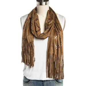 classic western fringe scarf
