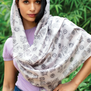 up cycled silk sari scarves